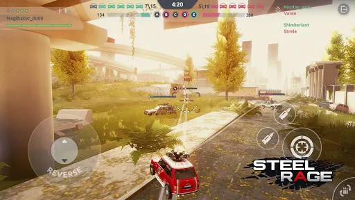 Steel Rage: Mech Cars PvP War應用截圖