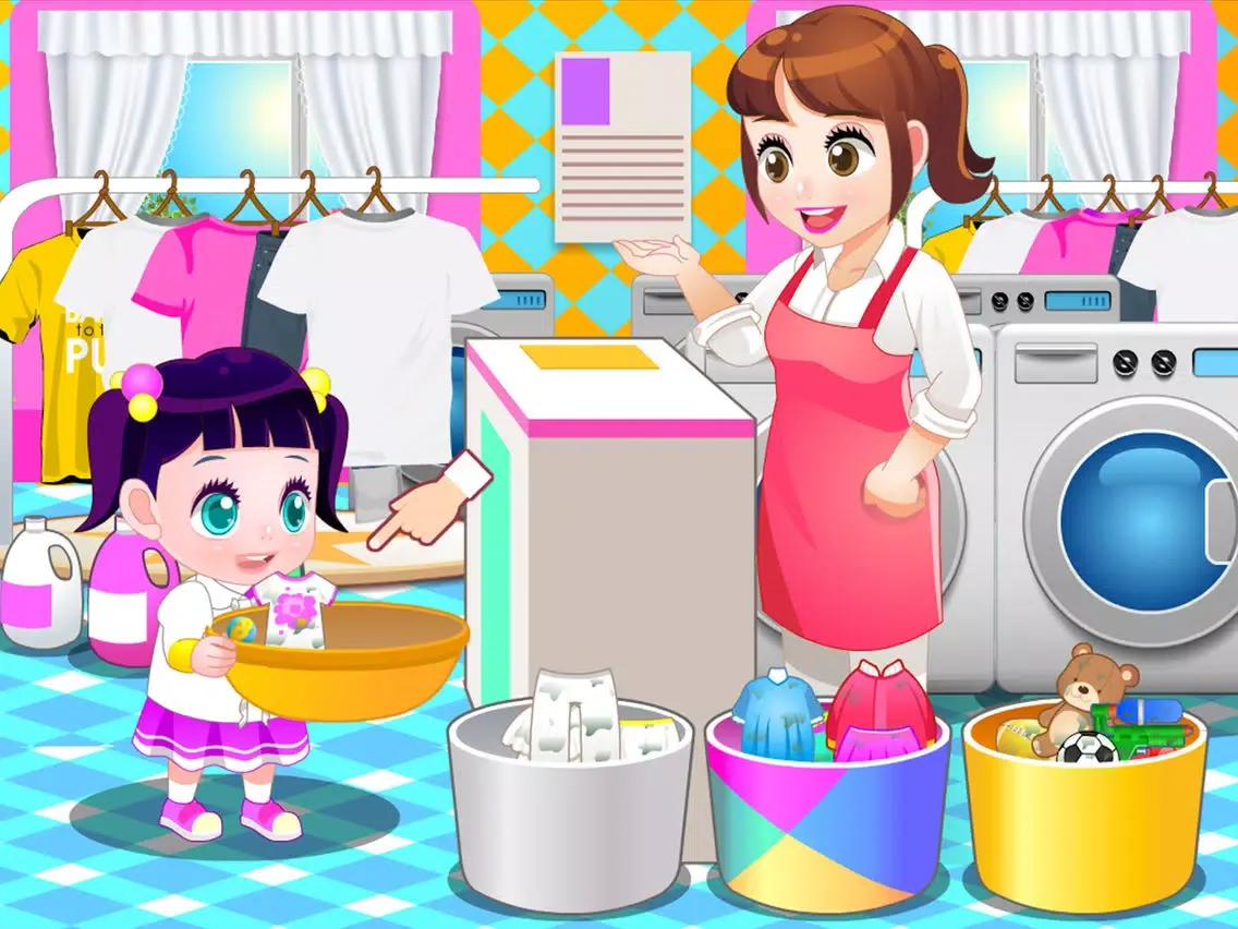 Capturas de pantalla de Children Laundry iPad 