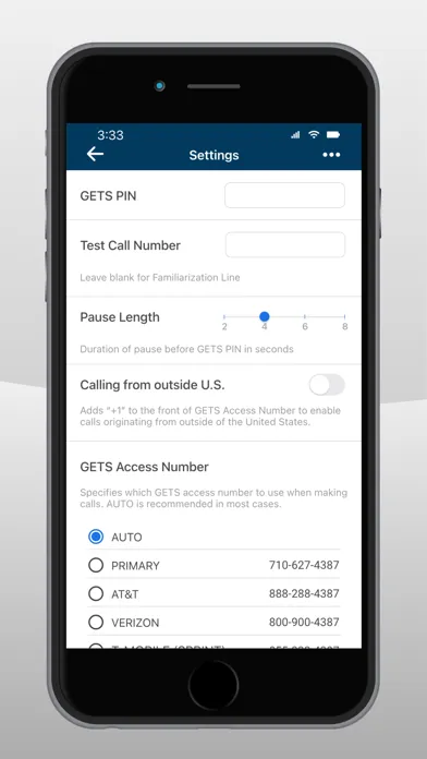 Capturas de pantalla de PTS Dialer