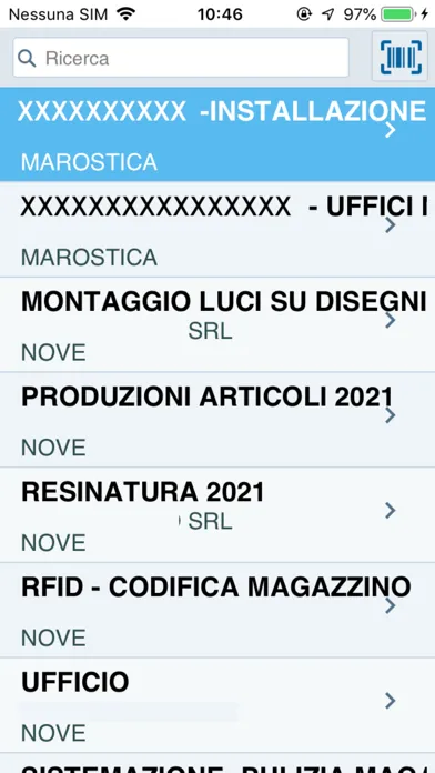 Screenshot di Eureka Ore Commessa