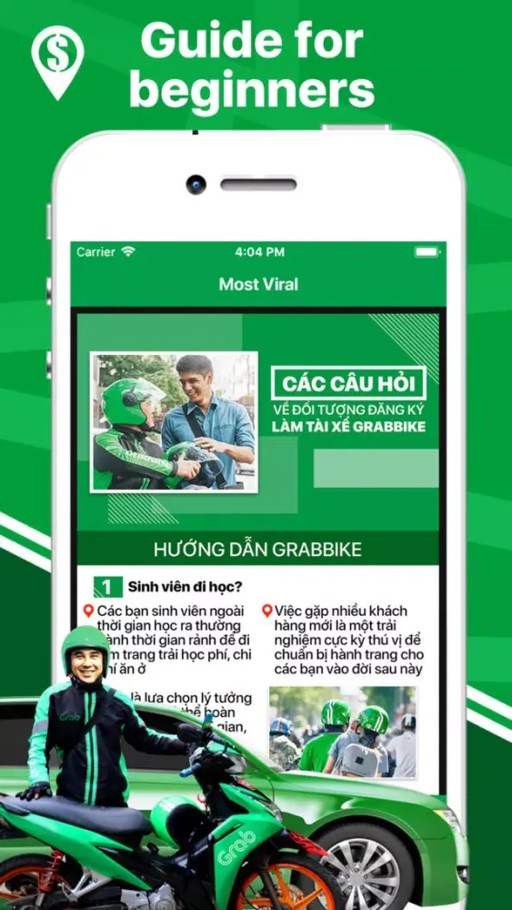 Captures d'écran de GDriver: grabtaxi Driver