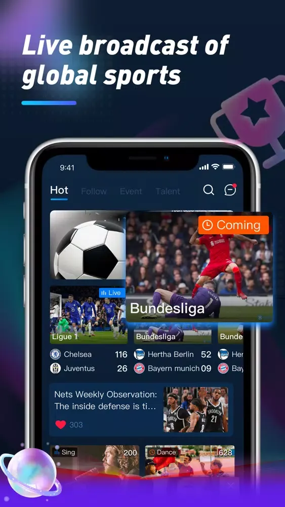 Скриншоты Go x Live - sports&Talent show