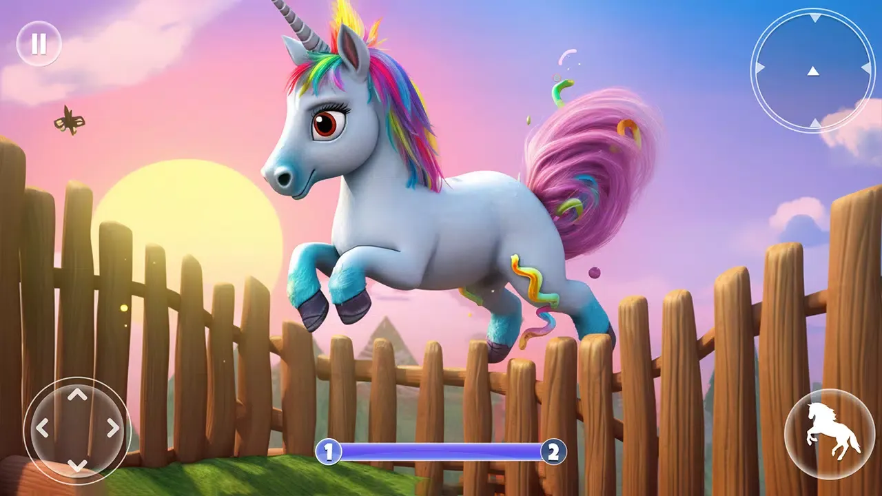 Magical Unicorn Pony Run Games Screenshots