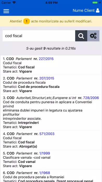 Capturas de pantalla de Lex Progam Legislativ