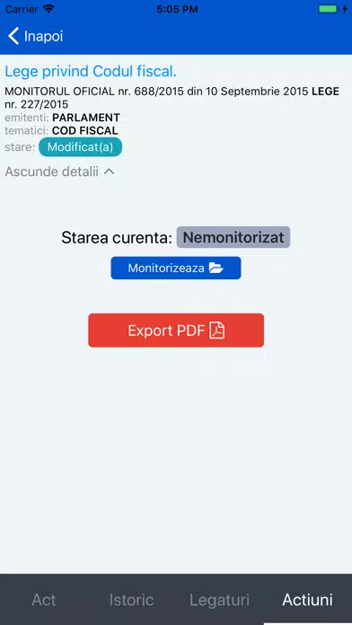 Capturas de pantalla de Lex Progam Legislativ