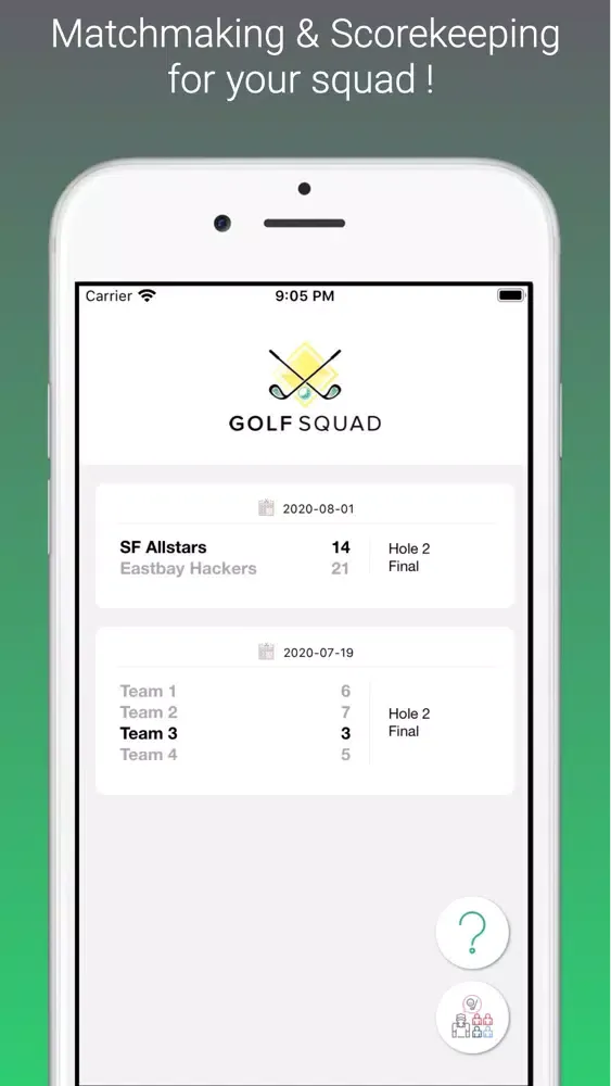 Golf Squad Maker應用截圖