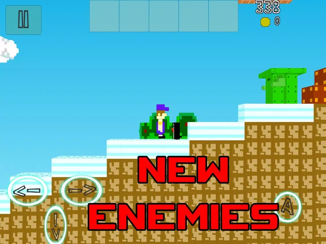 Captures d'écran de Unfair World. The endless arcade voxel game iPad 