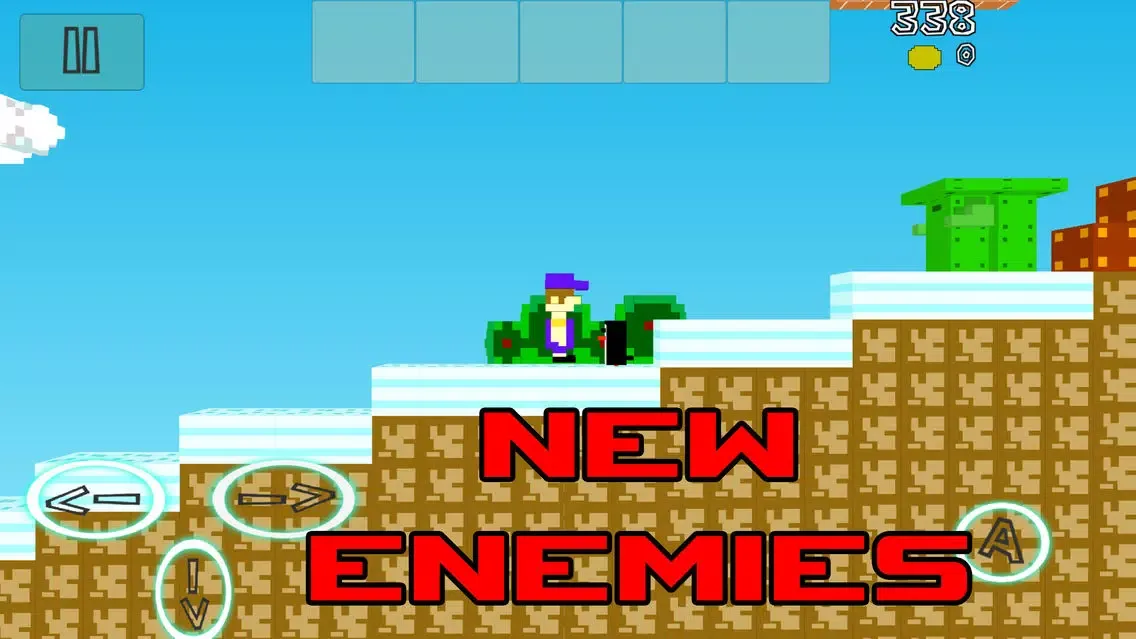 Captures d'écran de Unfair World. The endless arcade voxel game