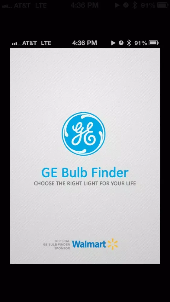 Capturas de pantalla de GE Walmart Bulb Finder