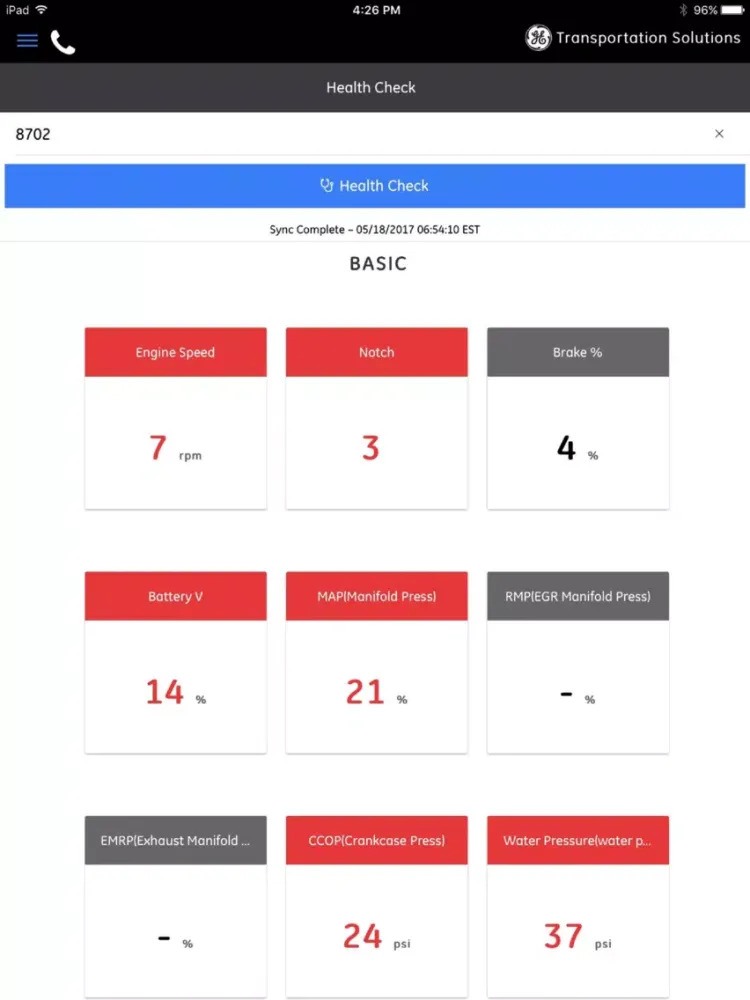 Скриншоты GE Expert on Alert (EOA) iPad 