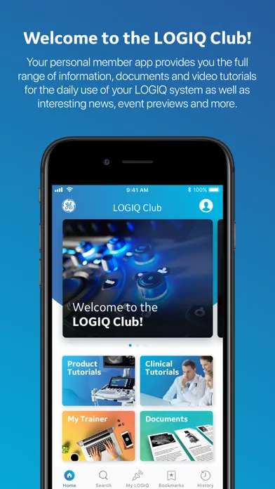 Capturas de pantalla de GE LOGIQ Club
