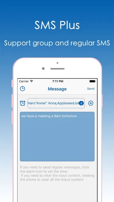 Contacts Plus－Group message &Merge duplicate Screenshots