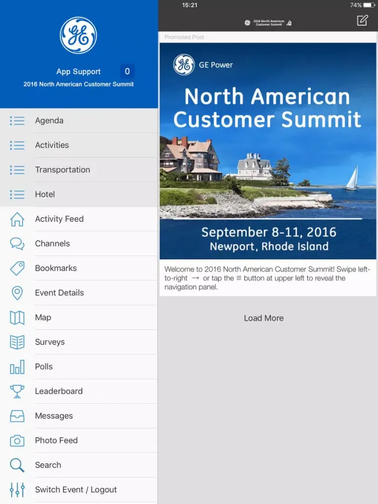 Captures d'écran de North American Customer Summit iPad 