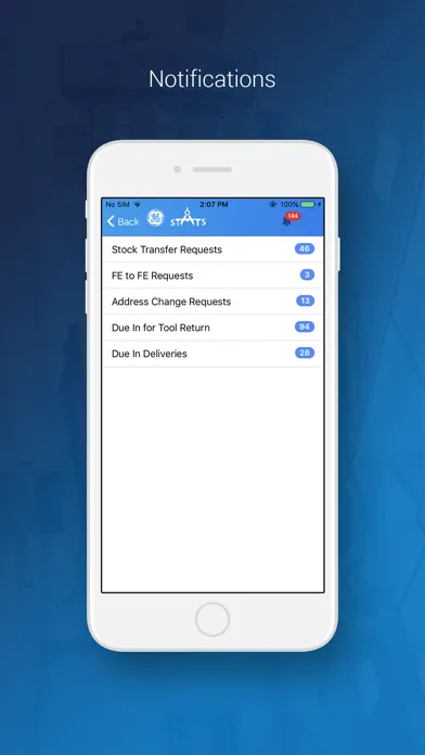 GE Stats App スクリーンショット