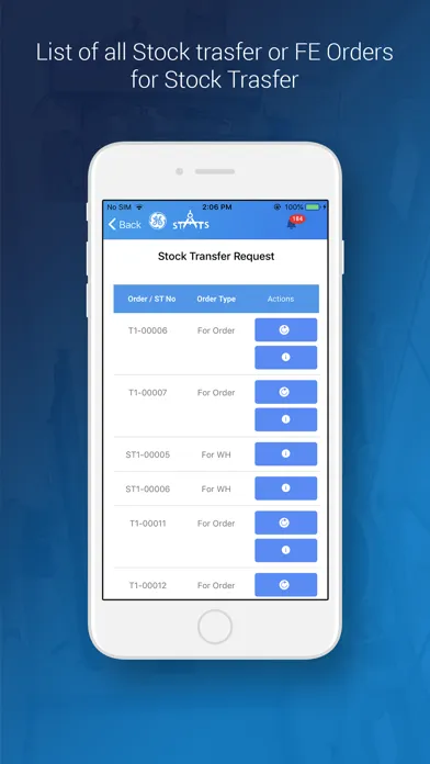 GE Stats App スクリーンショット
