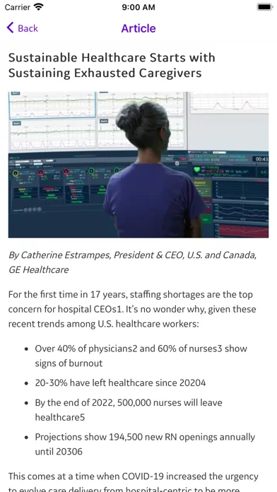 The Beat from GE HealthCare سکرین شاٹس