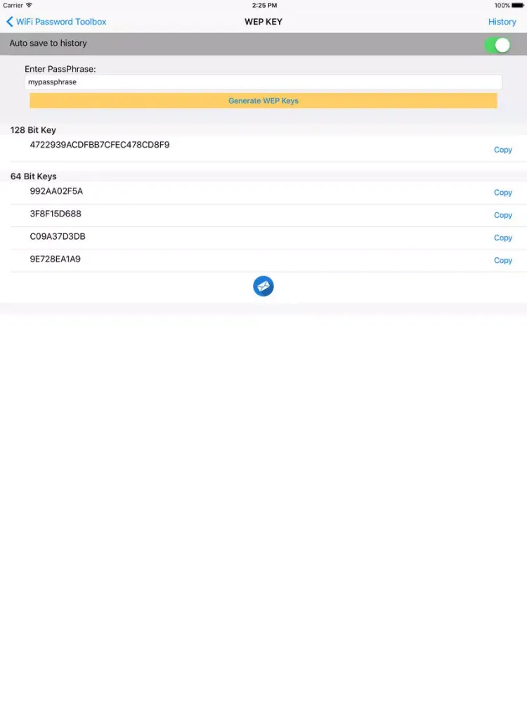 صور WiFi Password Toolkit iPad 