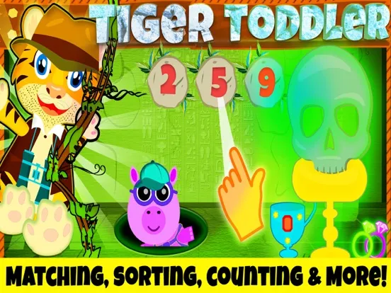 Tiger and Super Pig Explore iPad  Screenshots