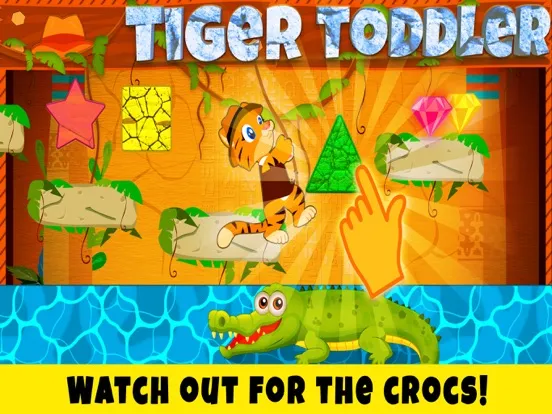 Tiger and Super Pig Explore iPad  Screenshots