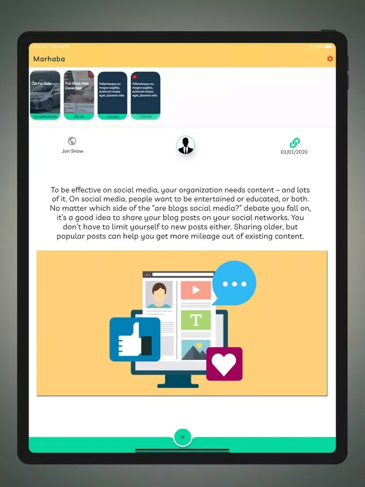 ภาพหน้าจอของ Marhaba App iPad 