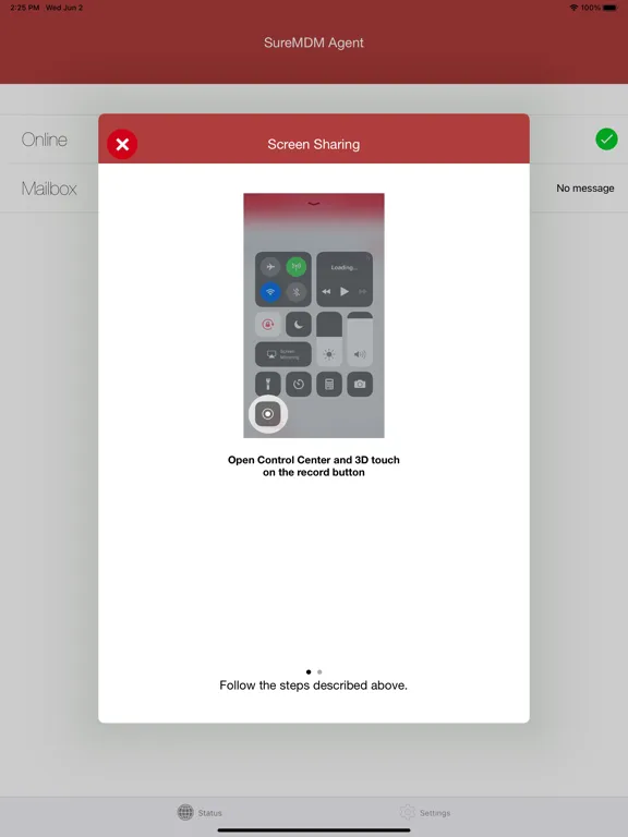 SureMDM Agent iPad  স্ক্রিনশট