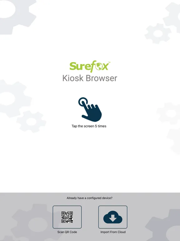 SureFox Kiosk Browser iPad  Screenshots