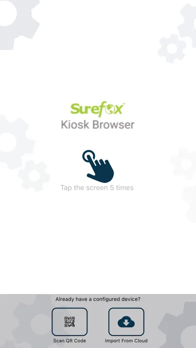 SureFox Kiosk Browser Screenshots