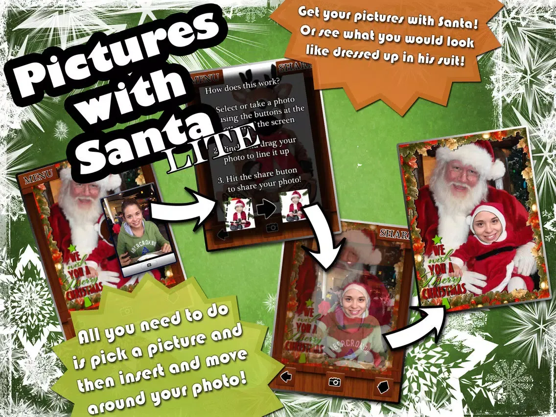 Pictures with Santa (Lite) iPad Screenshots