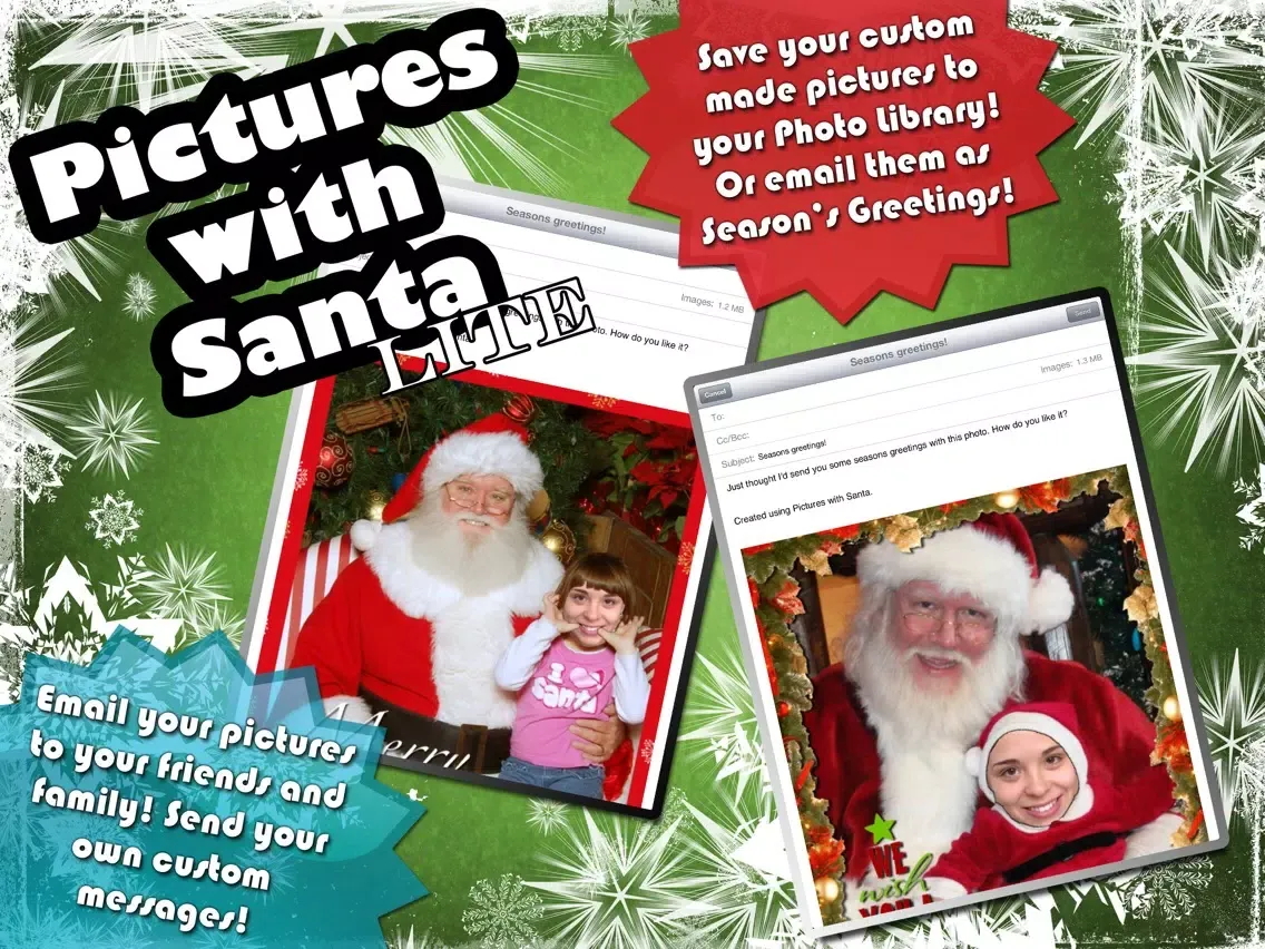 Pictures with Santa (Lite) iPad Screenshots