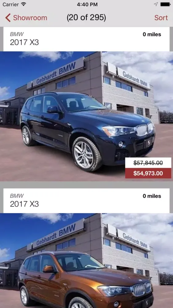 Captures d'écran de Gebhardt Automotive Group DealerApp
