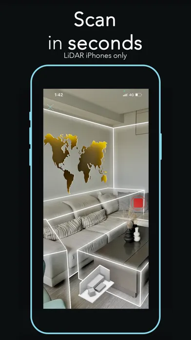 ภาพหน้าจอของ RealScan - 3D Room Design