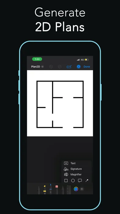 ภาพหน้าจอของ RealScan - 3D Room Design