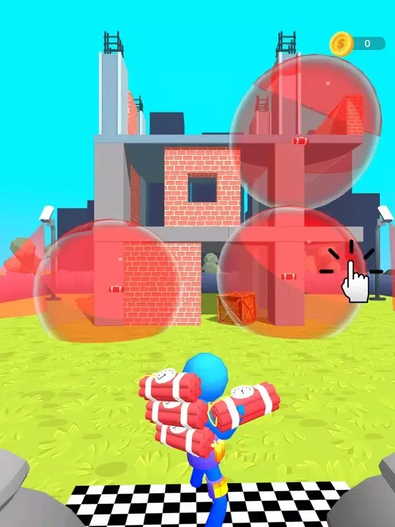 Tangkapan skrin Stealth Bomber 3D iPad 