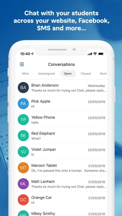 GeckoChat Screenshots