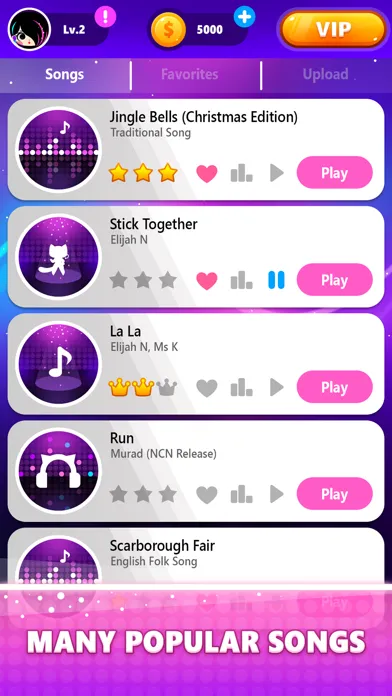 Color Tiles : Vocal Piano Game Screenshots