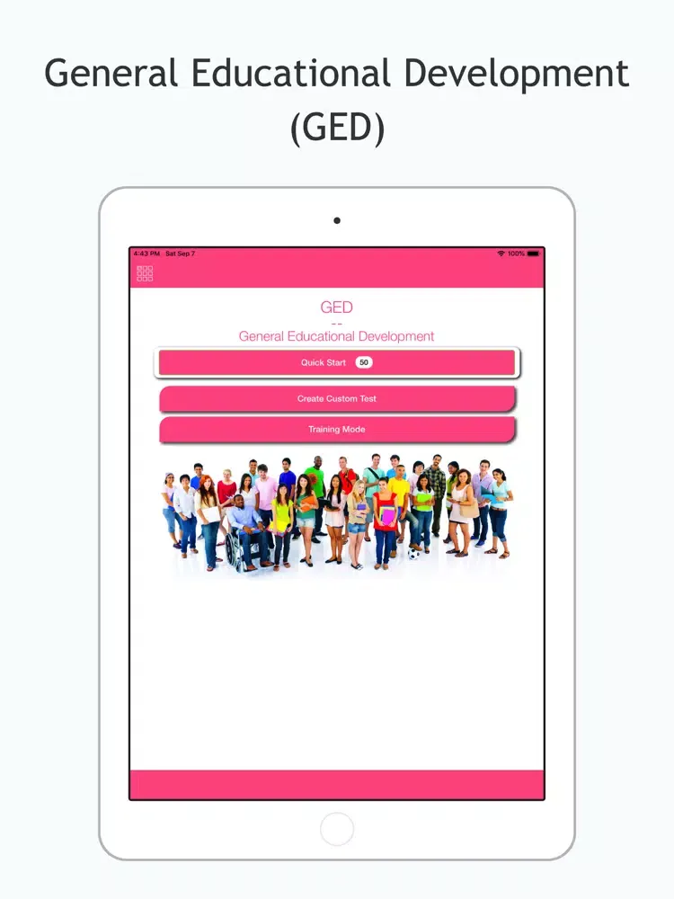 ภาพหน้าจอของ GED Test Prep iPad 