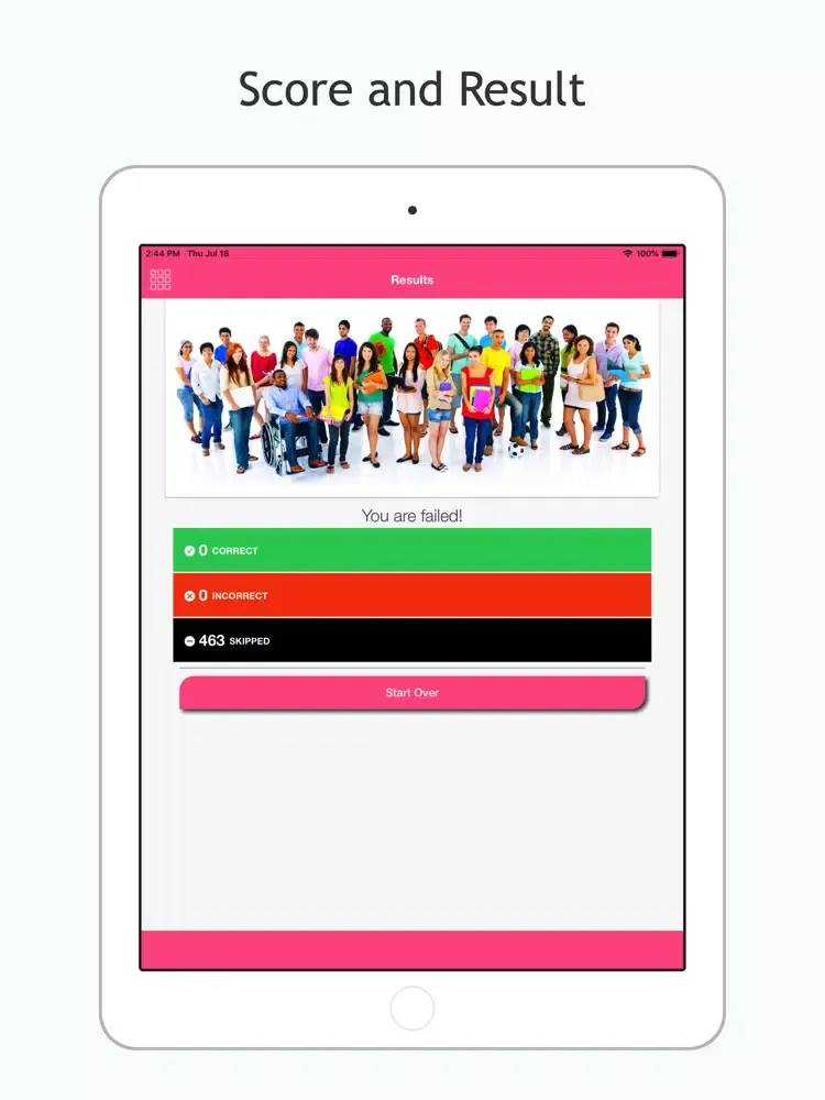 ภาพหน้าจอของ GED Test Prep iPad 