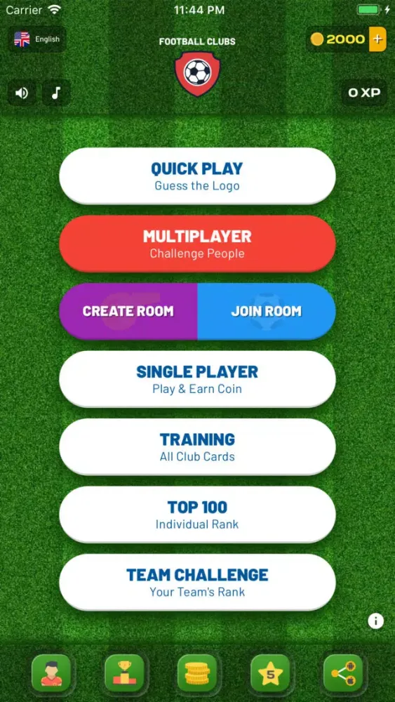 Ảnh chụp màn hình của Soccer Clubs Logo Quiz