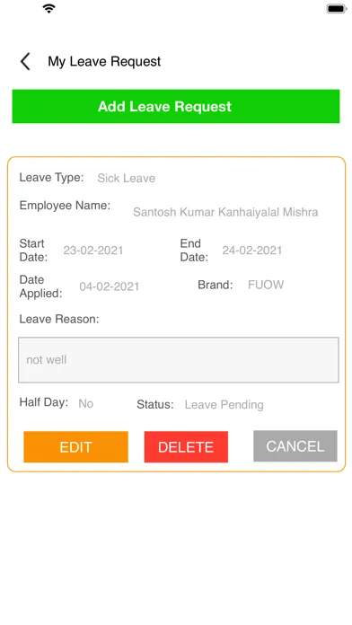 My Leave Monitor स्क्रीनशॉट