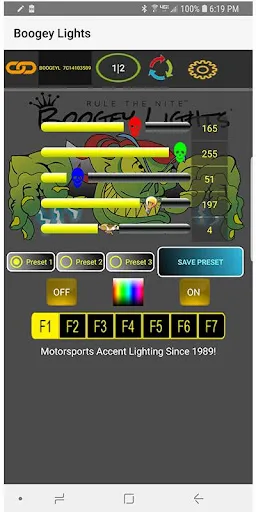 Boogey Lights® G1 Controllers Screenshots