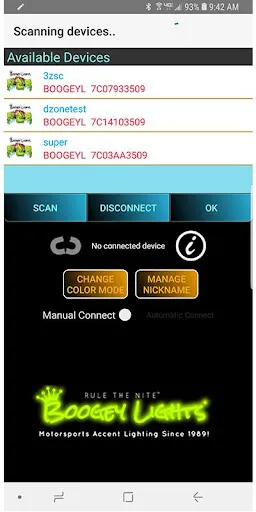 Boogey Lights® G1 Controllers Screenshots