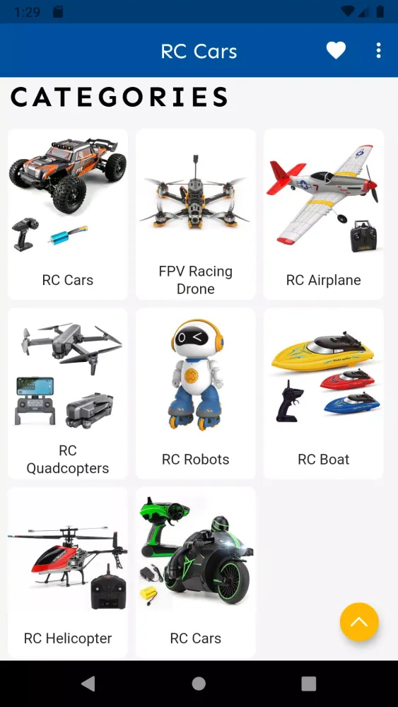 Tangkapan layar RC Cars