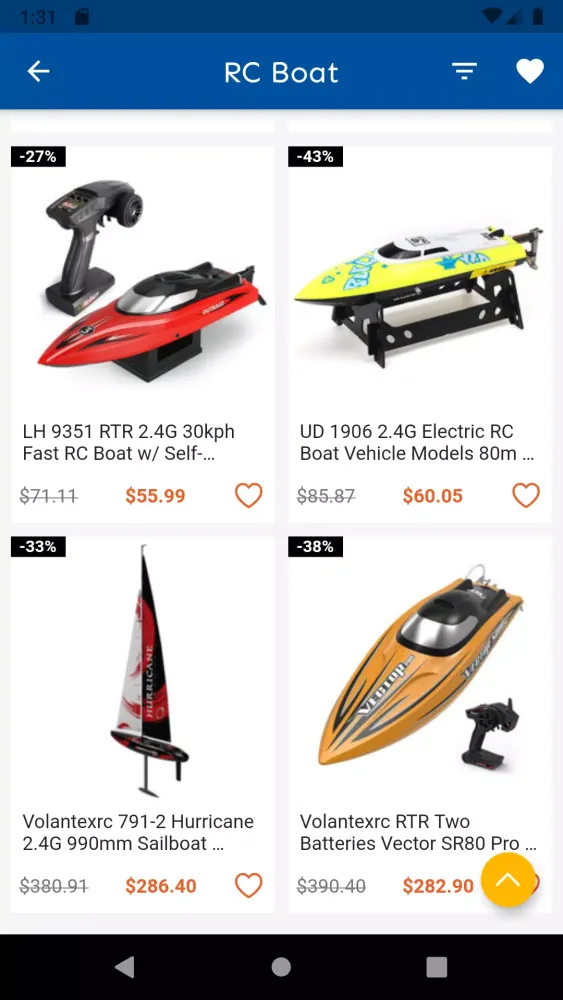 Tangkapan layar RC Cars