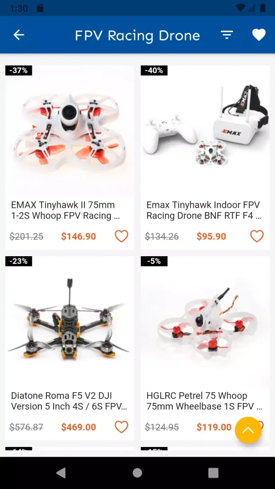 Tangkapan layar RC Cars