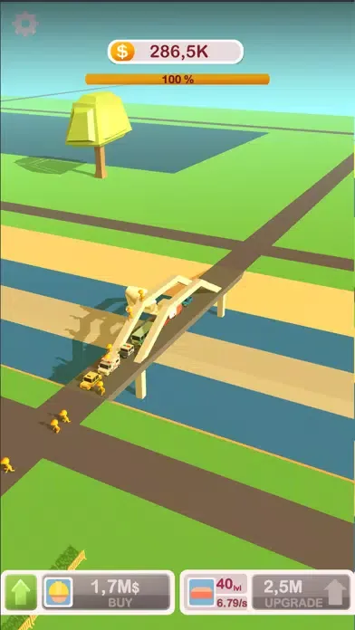 ภาพหน้าจอของ Idle Bridge Builder