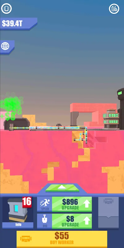 Capturas de tela do Mars Digger