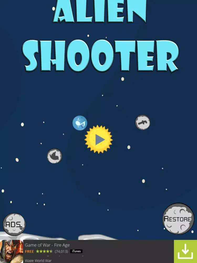 Captures d'écran de Space Alien Shooter iPad 