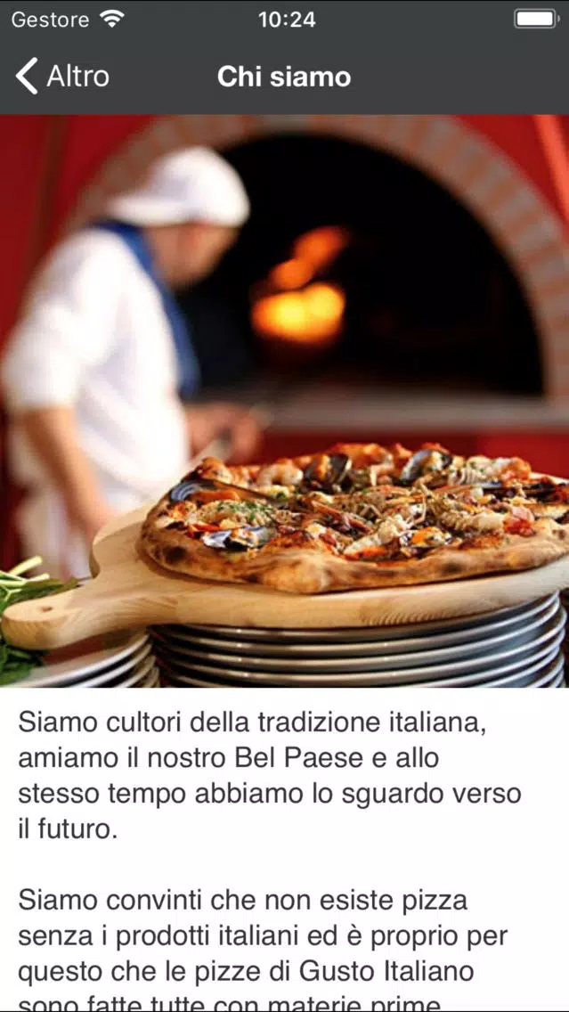 Pizza Gusto Italiano應用截圖