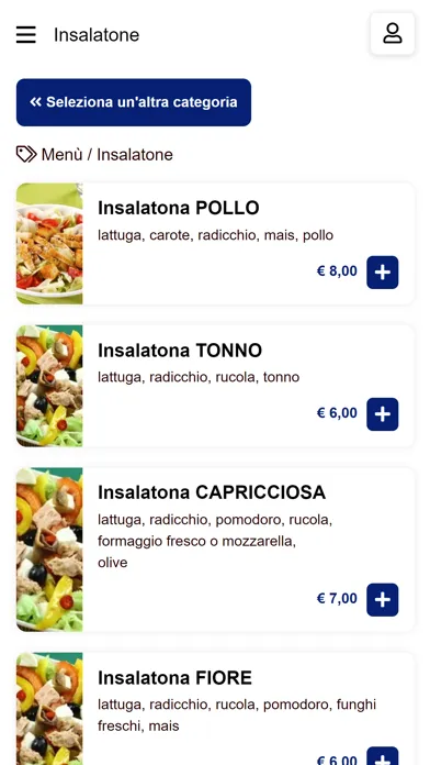 Captures d'écran de Pizzeria Fiore