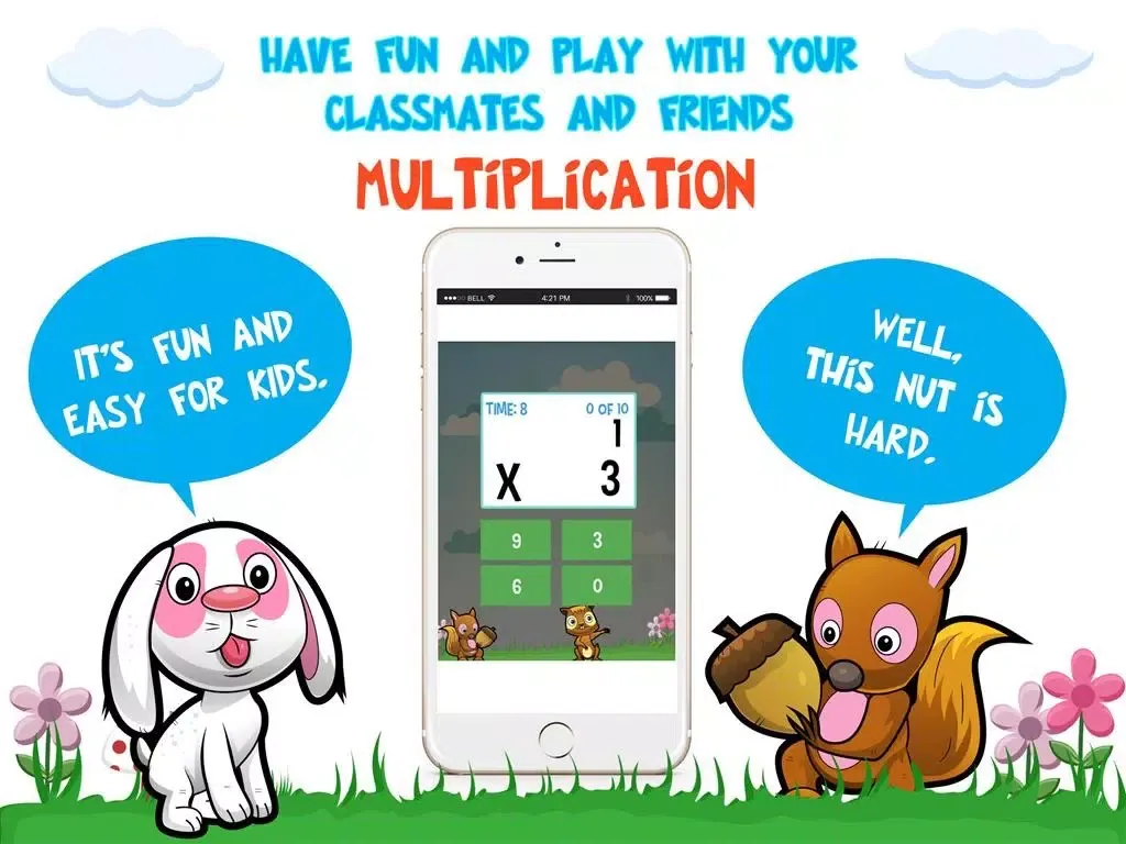 صور Multiplication for Kids: Animal Flash Cards iPad 